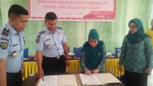 Pelatihan Napi, Lapas Kayuagung Jalin Kerjasama dengan TP PKK OKI