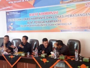 15 Februari KPU OKI Mulai Dipasang Alat Peraga Kampanye
