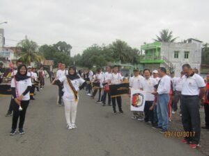 Ratusan Peserta Ikuti Gerak Jalan Sehat Sadar Pilkada