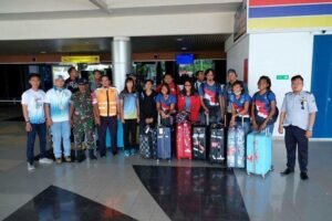 Jelang Test Event Beach Vollyball Empat Negara Gelar Uji Coba Lapangan