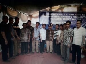 Ishak Mekki Janji akan Realisasikan Bangub untuk Pembangunan Desa