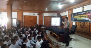 Kapolres MUBA Berikan Arahan kepada Casis Seleksi Masuk Polri