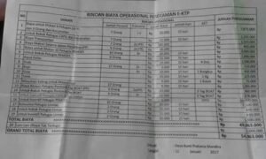 Biaya Operasional Pungli Perekaman e-KTP Capai Rp54Juta