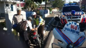 Satlantas Polres OKI, Gelar Operasi Zebra