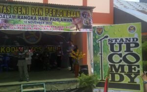Peringati Hari Pahlawan Kodim 0406 Gelar Kontes Stand Up Comedi