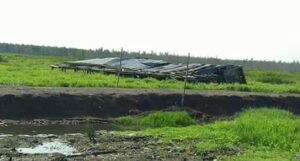 Bangunan SD di Desa Sungai Batang Roboh