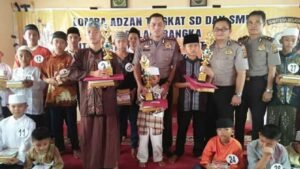Rayakan HUT Bhayangkara Dengan Lomba Adzan