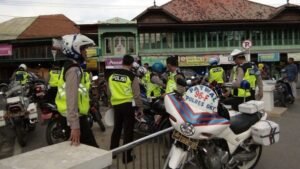 Polres OKI Jaring Puluhan Kendaraan