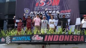 Pembalap Asal Sumsel Raden Gempita Naik Podium Lagi