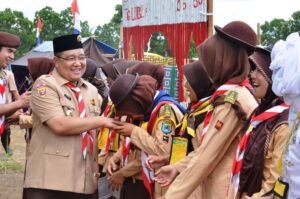 1000 Pramuka Penegak Ikut Raimuna di Teluk Gelam