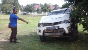Mitsubishi Triton Sambar Pejalan Kaki Hingga Tewas