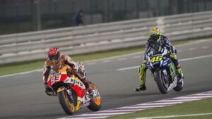 Bukan Hanya Duo Ducati, Marquez Juga Terjatuh di Depan Rossi