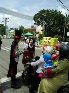 Satlantas OKI Gelar Operasi Simpatik Dengan Sulap