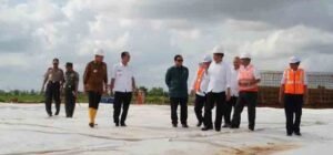 Jokowi Pantau Progres Pembangunan Tol Trans Sumatera