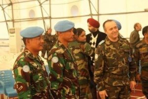 Dansatgas Indobatt Konga XXIII-J/Unifil Hadiri Perayaan Natal di Naqoura