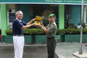 Korem 032/Wbr dengan Yayasan Buddha Tzu Chi Gelar Bhakti Sosial