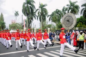 89 Peserta Ramaikan Pawai Baris-Berbaris di Pangkal Pinang