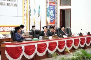 Ketua DPRD H. Herman Suhadi Pimpin Rapat Paripurna Istimewa Dengar Pidato Kenegaraan