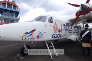 Pesawat Karya Anak Bangsa Dipamerkan di Ajang G20 Belitung