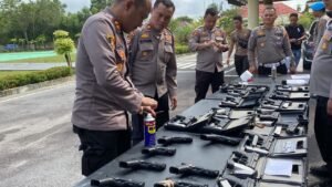 Senpi Dinas Personel Polres Bangka Barat Dicek