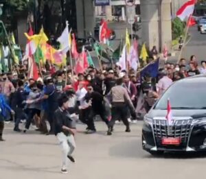 Dihadang Demonstran di Palembang Begini Reaksi Makruf Amin