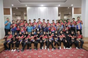 Pj Bupati Apriyadi Jamu Atlet Silat Sebelum Tanding Indonesia Open Muba