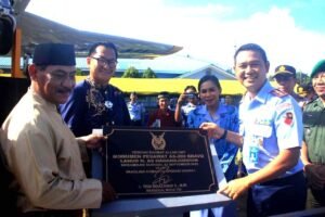 Pesawat AS-202 Bravo Resmi jadi Monumen Masyarakat Babel