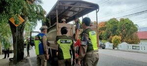 Belasan Gepeng dan Pengemis di Lahat Diamankan