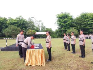 Pejabat Utama di Lingkungan Polres OKU Berganti Wajah Baru