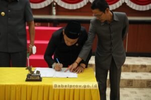 APBD Kepulauan Babel Tahun Anggaran 2023 Disahkan