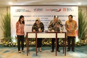 Support Ekonomi Digital di Jawa Timur, BNI dan Bank Jatim Bersinergi