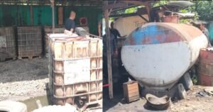 Polres Lahat Amankan Ribuan Liter BBM Ilegal Jenis Solar