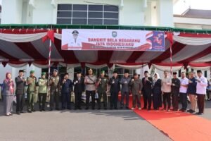 Penjabat Bupati OKU Pimpin Upacara Peringatan Hari Bela Negar ke-74