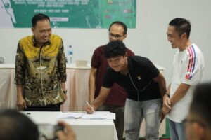 Pemain dan Coach Liga 3 PS Palembang Tandatangani Kontrak