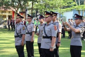 Kapolres Muara Enim Pimpin Sertijab Wakapolres dan Kabag Ops