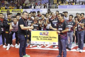 Jakarta Bhayangkara Juara Putaran Pertama Putra