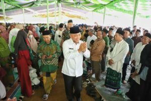 Puluhan Ribu Warga Muba Tumpah Ruah Hadiri Pengajian Satu Abad NU