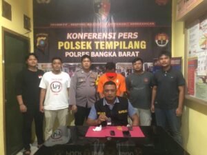 Polsek Tempilang Amankan Pelaku Pengedar Narkotika