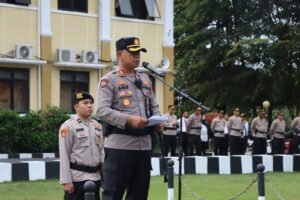 Kapolres OKU Pimpin Upacara Pembukaan Tradisi Bintara Remaja