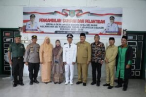 Ini Pesan Wabup Asahan Saat Lantik Kades Antar Waktu Desa Sei Pasir
