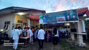 Pererat Silahturahmi, Pemdes Lumpatan II gelar buka Puasa Bersama
