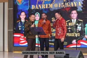 Pj Gubernur, Ketua DPRD dan Kapolda Babel Hadiri Pisah Sambut Danrem 045/Gaya