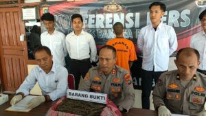 Polres Bangka Barat Ungkap Penyelundupan 2 Kg Ganja Melalui JNE EXPRESS