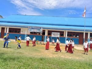 BRI Renovasi SDN 001 Tulin Onsoi di Pelosok Nunukan